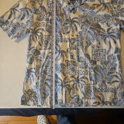 Batik Bay Hawaiian button up Shirt M