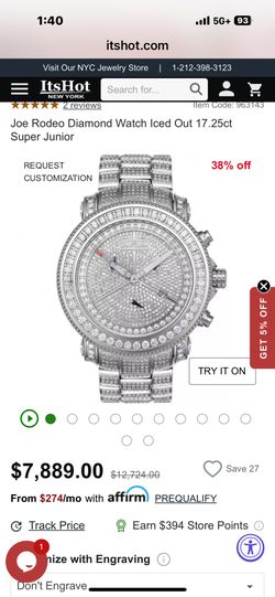 Joe Rodeo Joe Rodeo Junior 17.25.ct JJU82