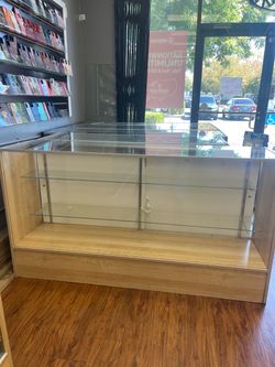 Glass Top Retail Display Case Cabinet