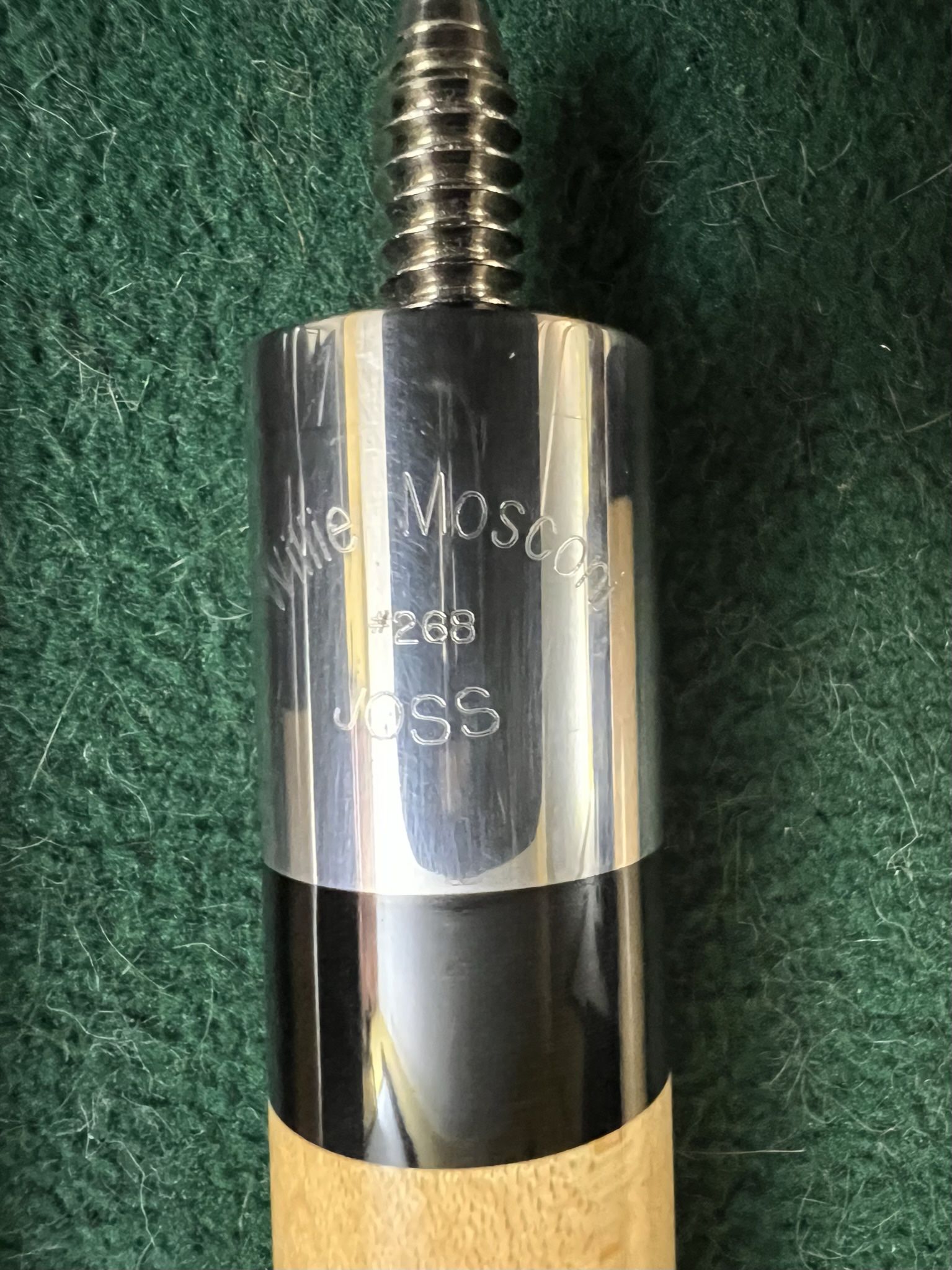 Joss Cue, Limited edition Willie Mosconi high run