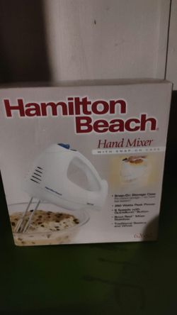 Hamilton Beach Hand Mixer with Snap-On Case