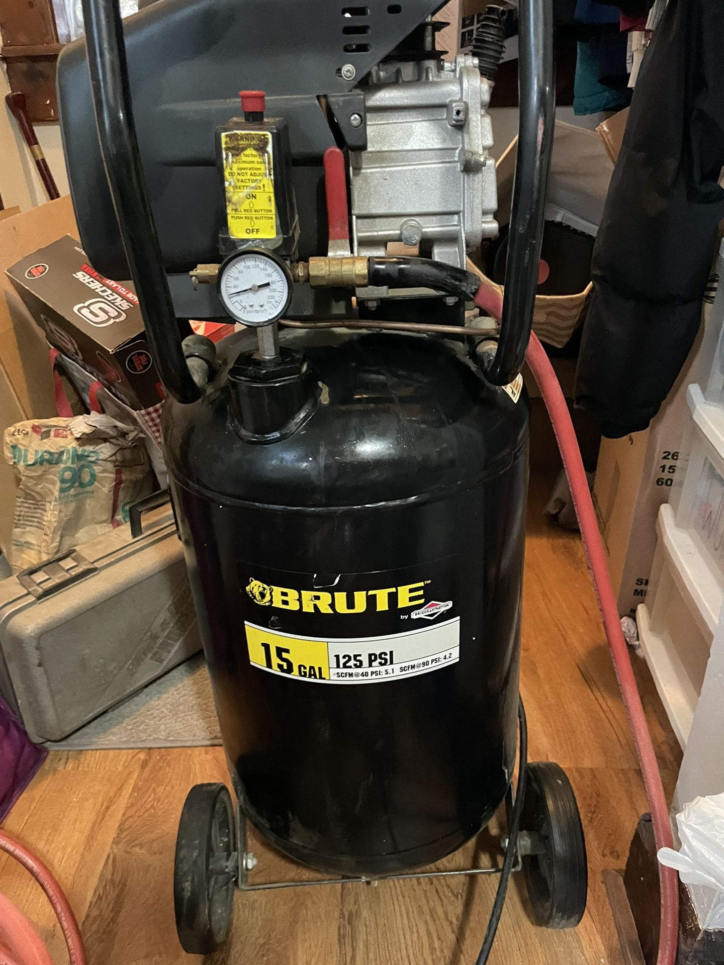 Brute 15 Gallon AIR Compressor for Sale in Indianapolis, IN OfferUp