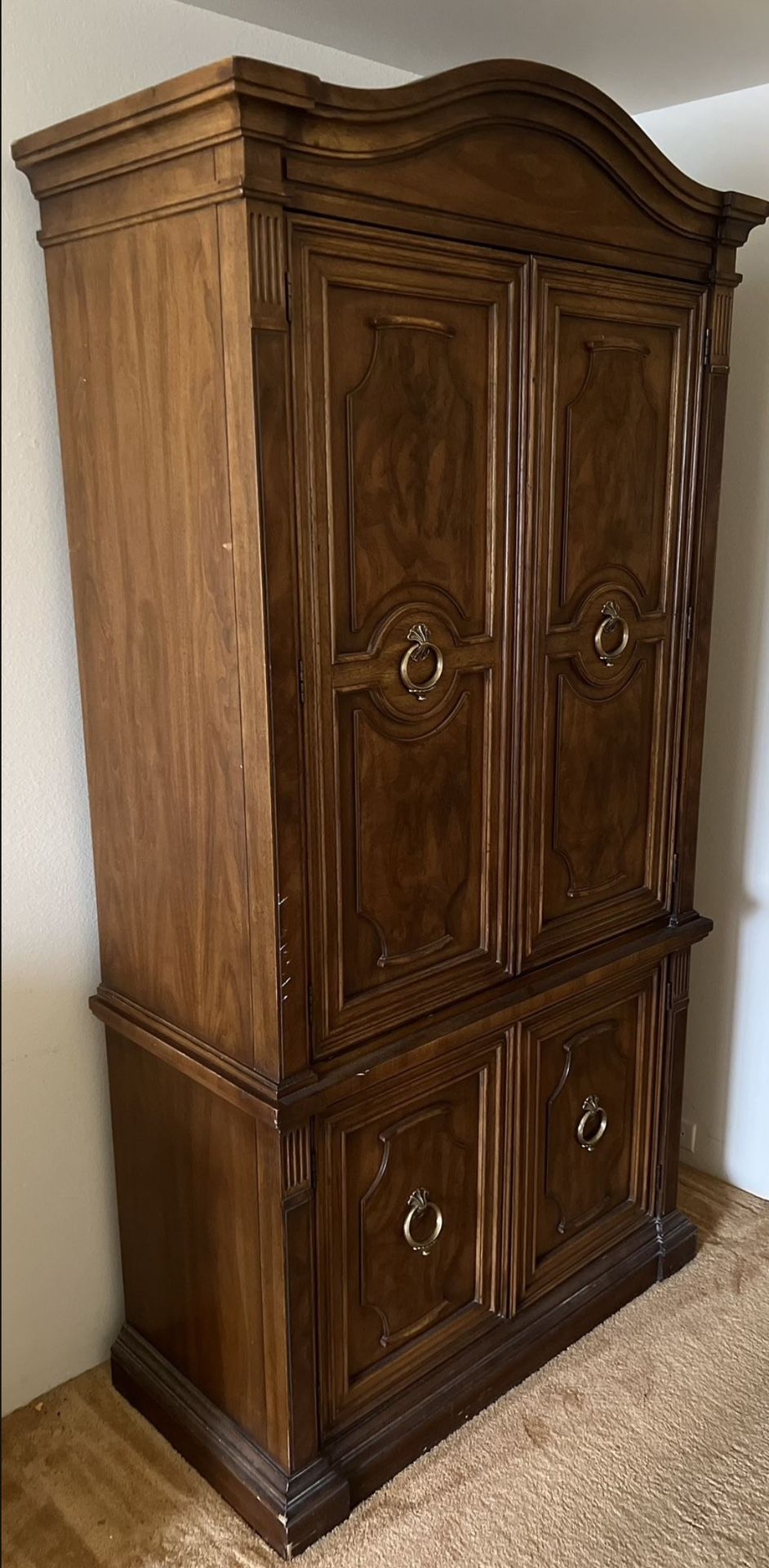 Rare Vintage Drexel Armoire Wardrobe 