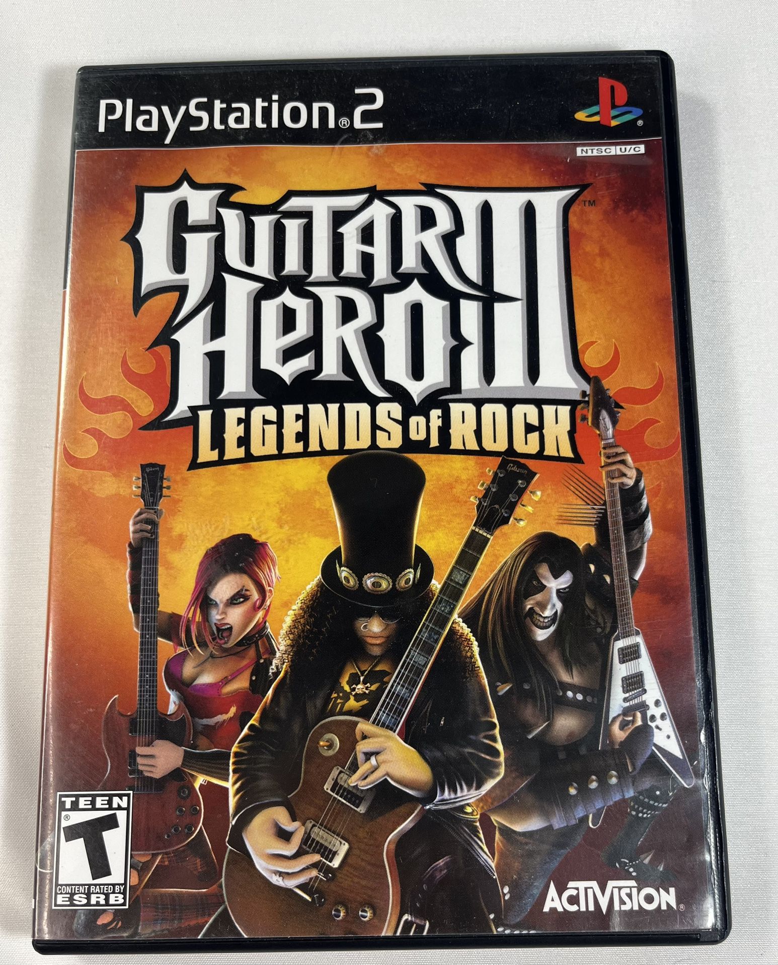 Guitar Hero III: Legends of Rock PlayStation 2 PS2 Game With Manual Tested