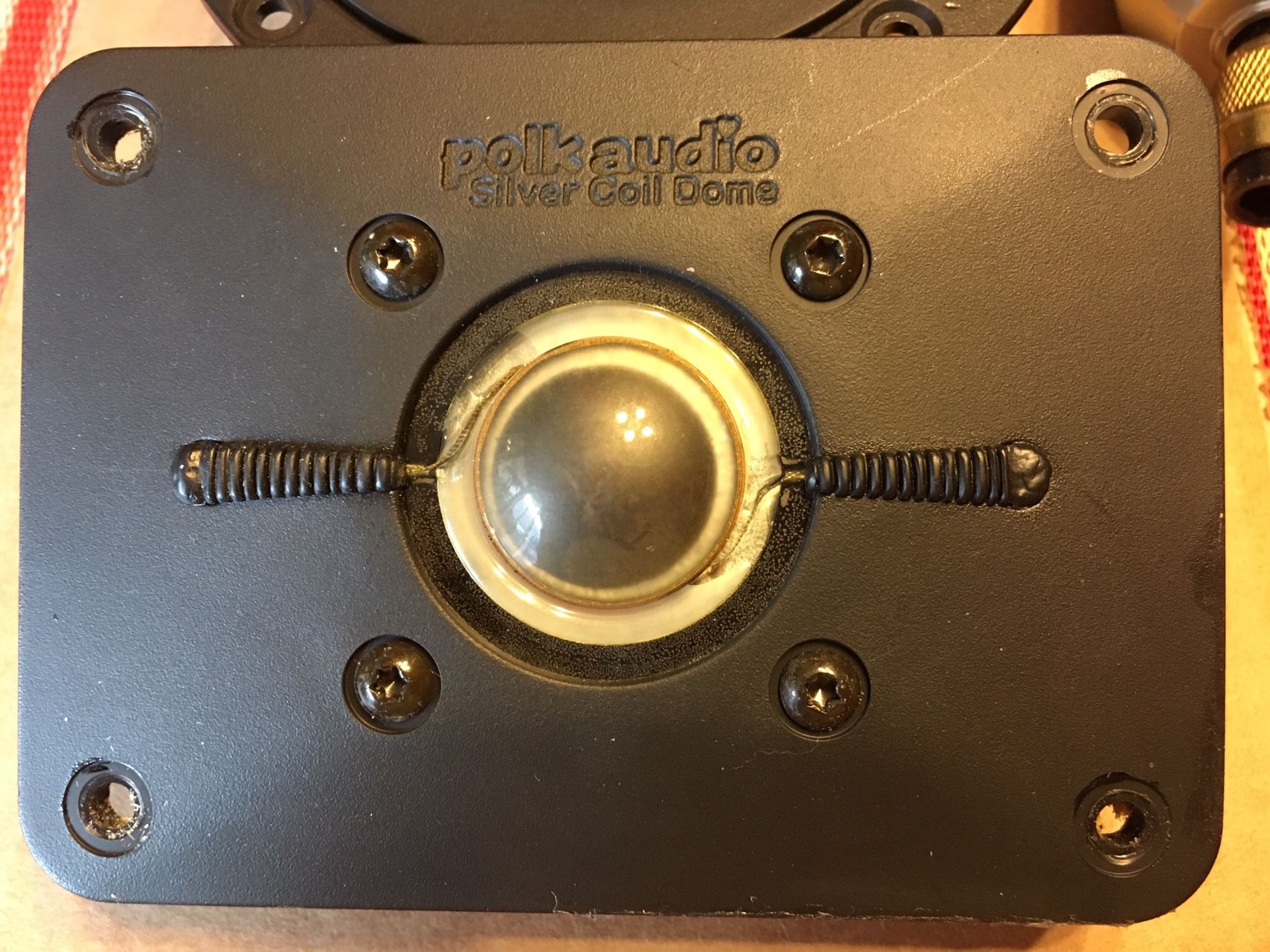 POLK AUDIO SL-2000 Silver Coil Poly Dome Tweeter (not a pair)