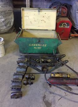 Greenlee pipe bender