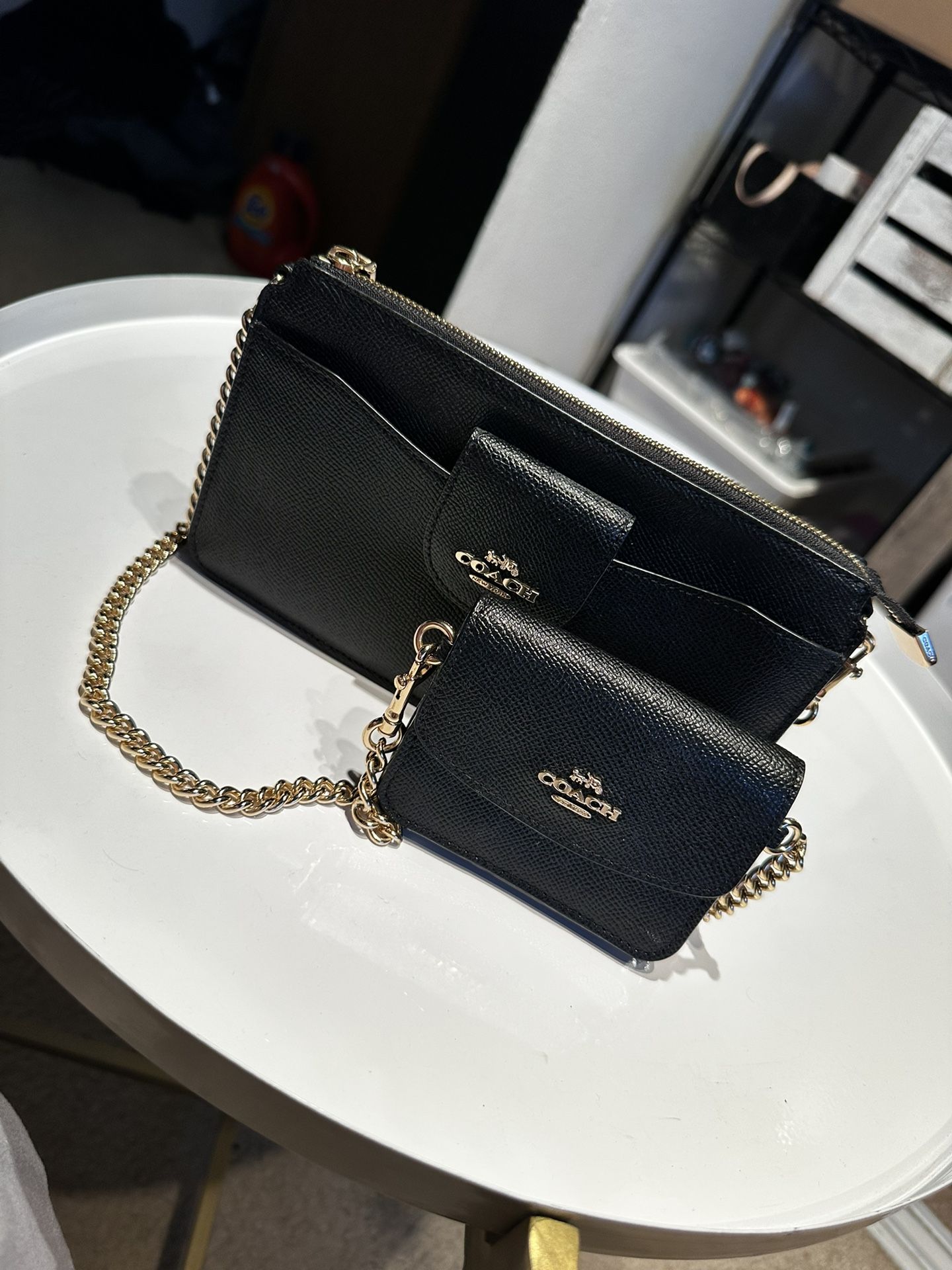 Coach Poppy Crossbody And Coin Purse Set