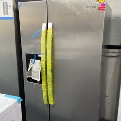 Whirlpool Refrigerator Side By Side 33 Inch In Stainless Steel 