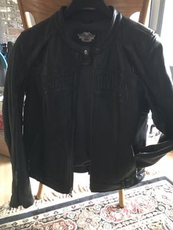 Women's leather Harley jacket