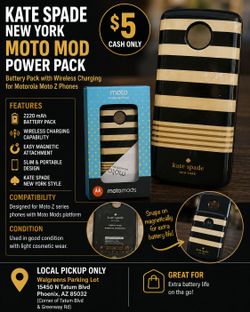 Kate Spade Motorola Moto Mods Power Pack Battery – 2220mAh