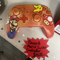 Nintendo Switch Mario Edition Controller