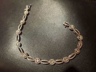 925 diamond tennis bracelet