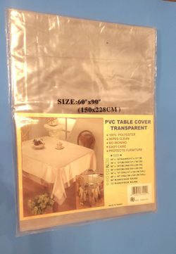  Table Cover Transparent 