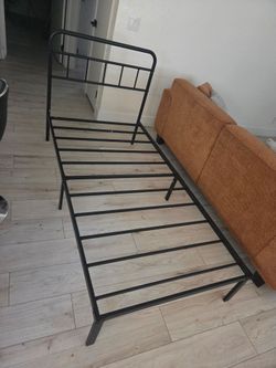 Twin metal bed frame