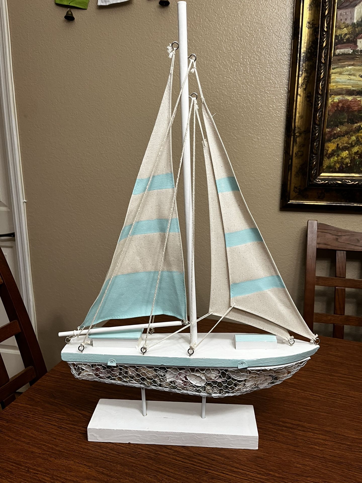 Stella & Eve Sailboat Coastal Table Decor