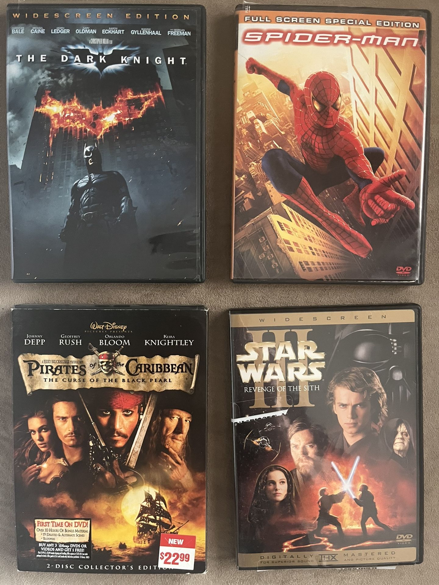 4 DVD Movies