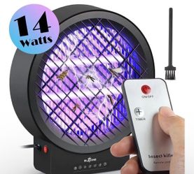 Mosquito Killer W/ Timer Remote Control 2-8 Hrs Option, Brush 14W 860sqf 120V