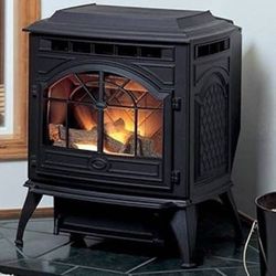 New Quadrafire Castile wood pellet stove