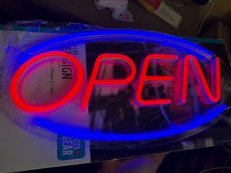 Open neon sign led
