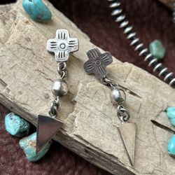 Sterling Silver Dangle Earrings 