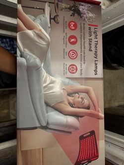 Red light therapy lamp