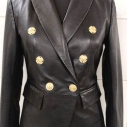 Women Real Leather Jacket 