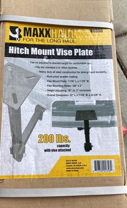 Maxxhaul Hitch Mount Vice Plate