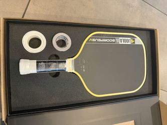 New JOOLA Scorpeus Pro V 16mm Anna Bright Paddle + Box