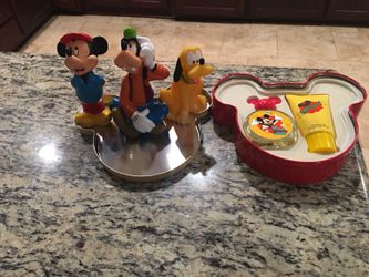 Disney toys, shower gel and cologne