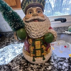 Heavy Santa Figure New