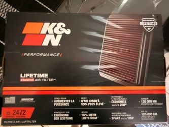 K&N Performance Lifetime Engine Air Filter 33-2472