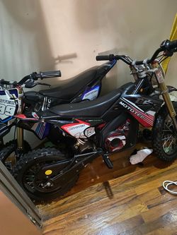 Mototec 48v electric dirt bikes (pair)