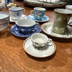 Antique Tea Cups And Saucers