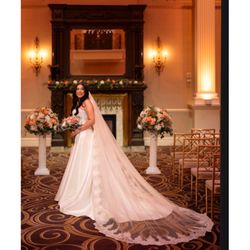 Pronovias Gallya Wedding Dress US Size 10