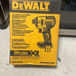 DEWALT 3 Speed BRUSHLESS IMPACT DRIVER