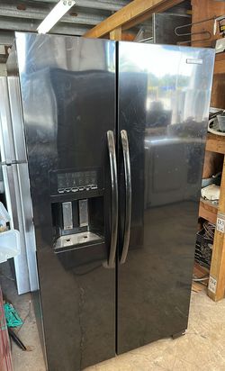 Energy Efficient Black Side by Side Fridge