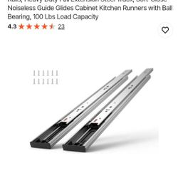 Drawer Slides (New With Hardware)