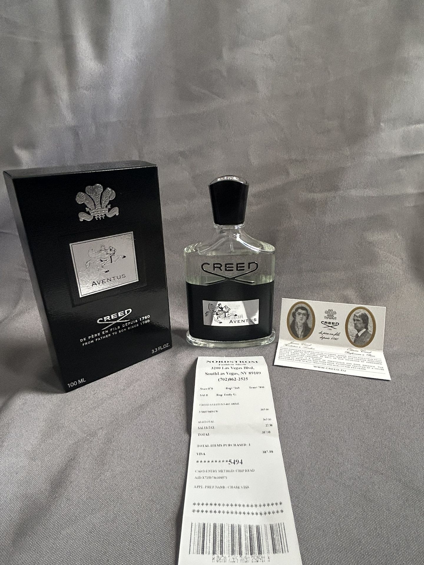 Brand new creed aventus