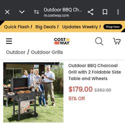 Out Door Bbq Charcoal Grill 