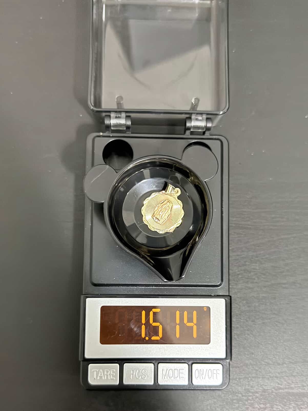 GOLD PENDANT VIRGENCITA 