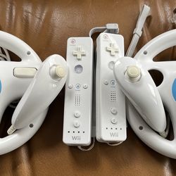 Wii Wiimote Controllers 