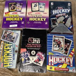 6 Hockey Factory Sealed Boxes