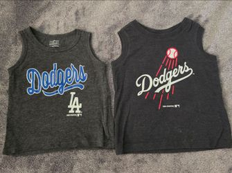12/18 month Dodgers tank tops
