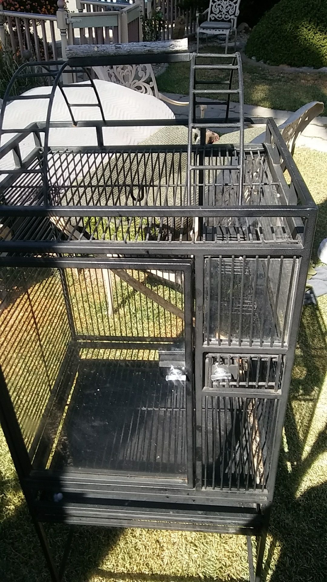 Free large bird parrot cage