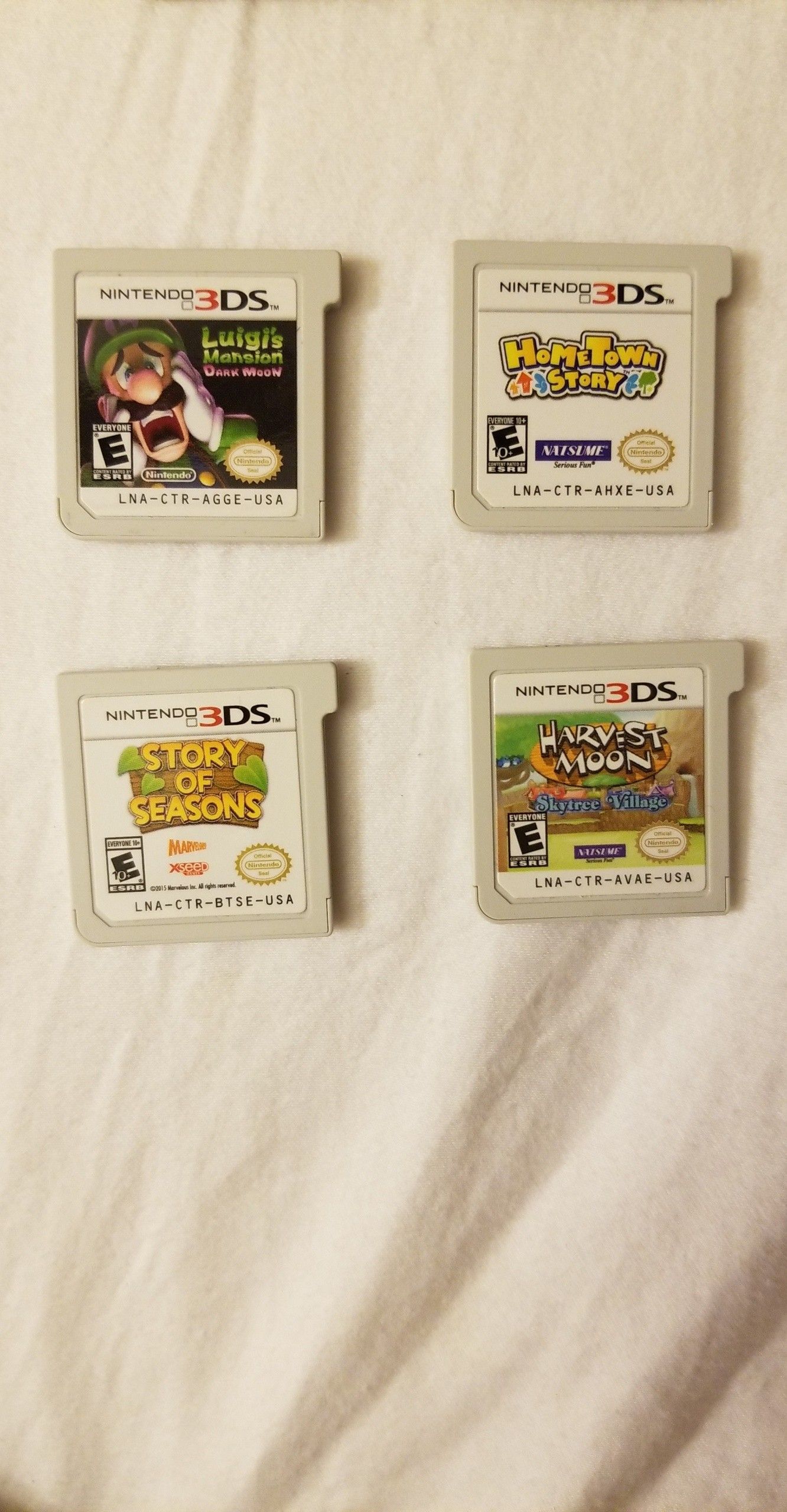 4 3ds & 4 ds games