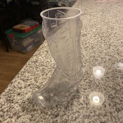 9 inch plastic boot decoration
