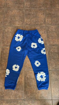 Blue Denim tears sweat pants