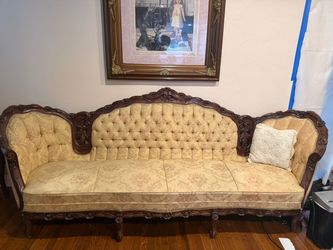 Vintage sofa and loveseat
