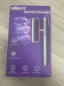 NBBUFF Portable Garment Steamer, Wet & Dry Iron – Brand New