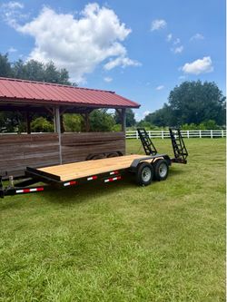 18FT Heavy Duty Equipment Trailer